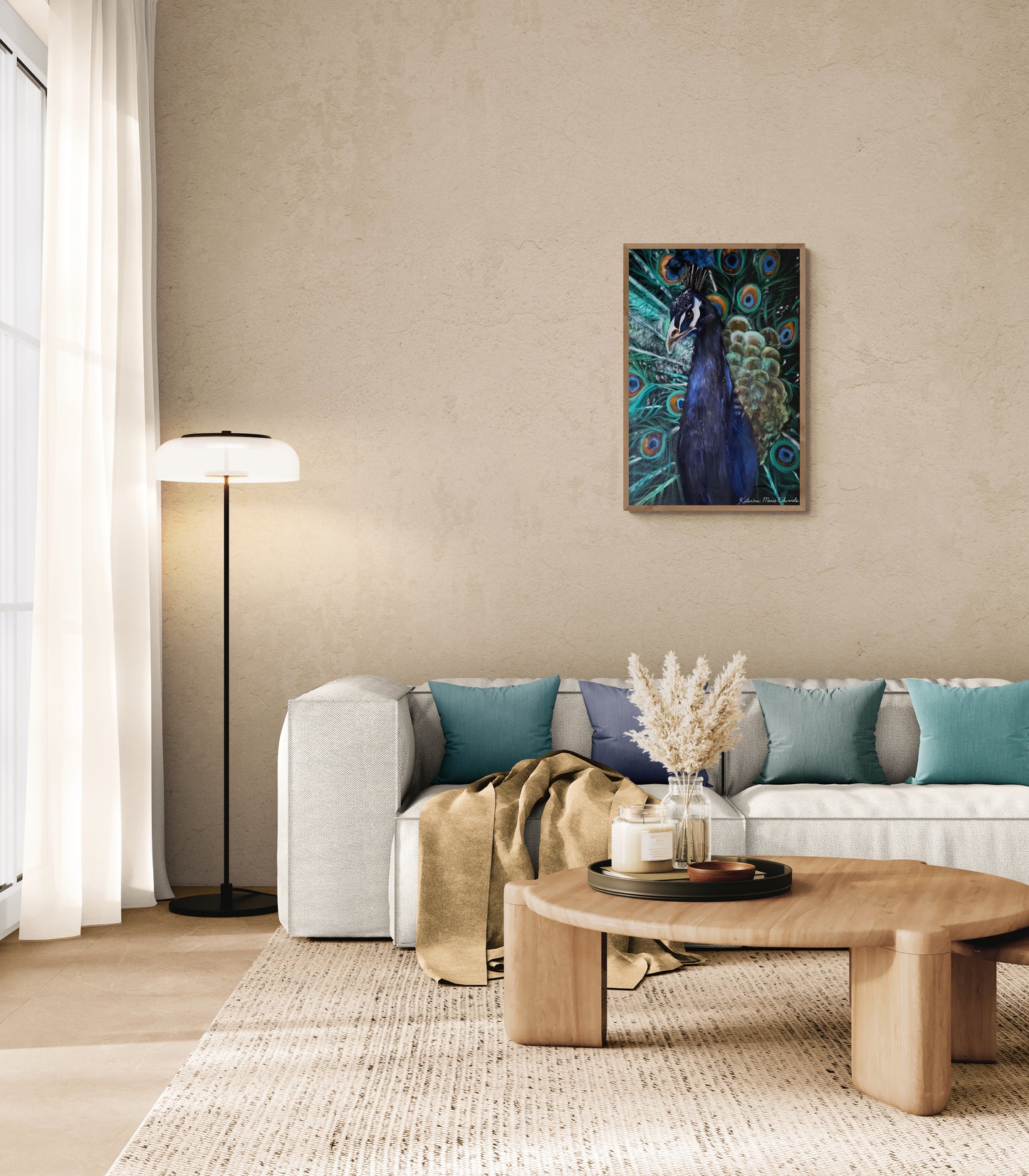 Peacock Majesty - Canvas Print