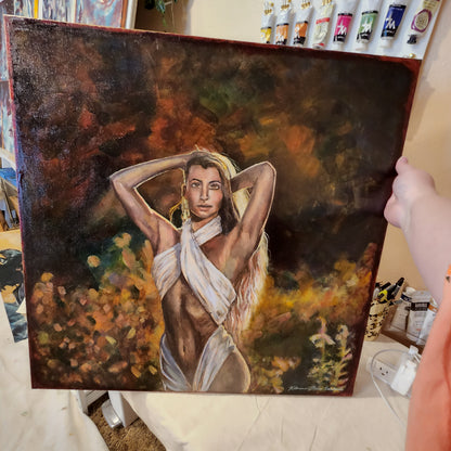 "Heaven on Earth" Original Oil Painting on Stretched Canvas