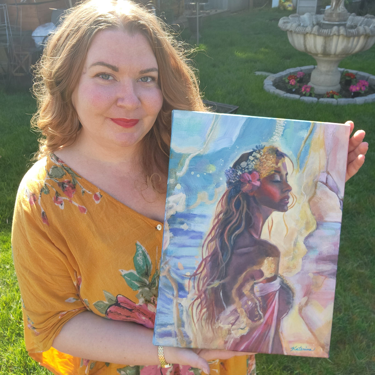 "Devotion" Original Oil Painting on Stretched Canvas