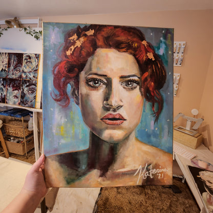 "Radiance" Original Oil Painting on Stretched Canvas