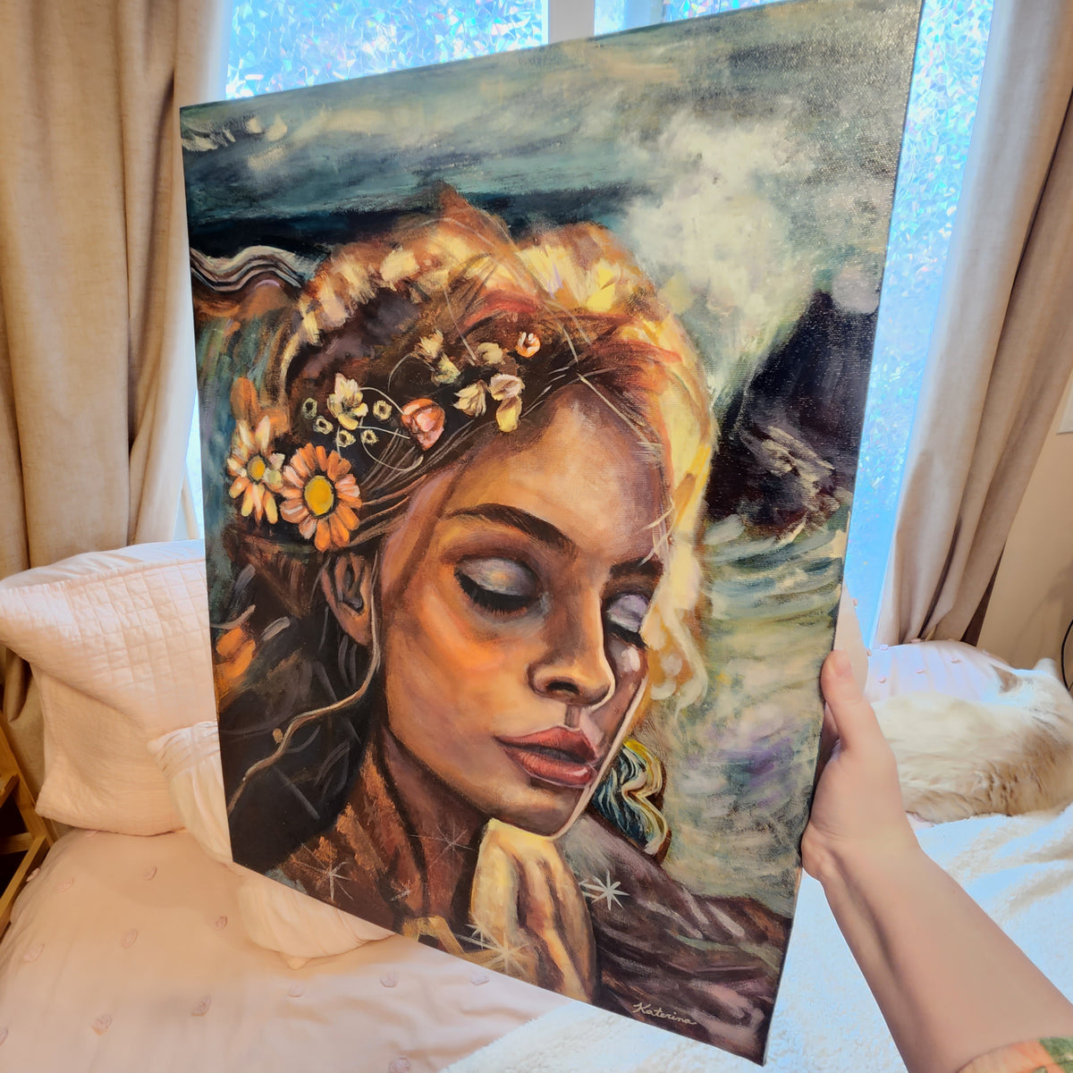 "Return" Original Oil Painting on Stretched Canvas