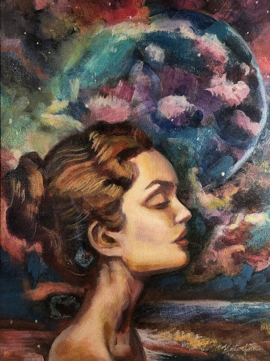 "Transcend" Original Oil Painting on Stretched Canvas