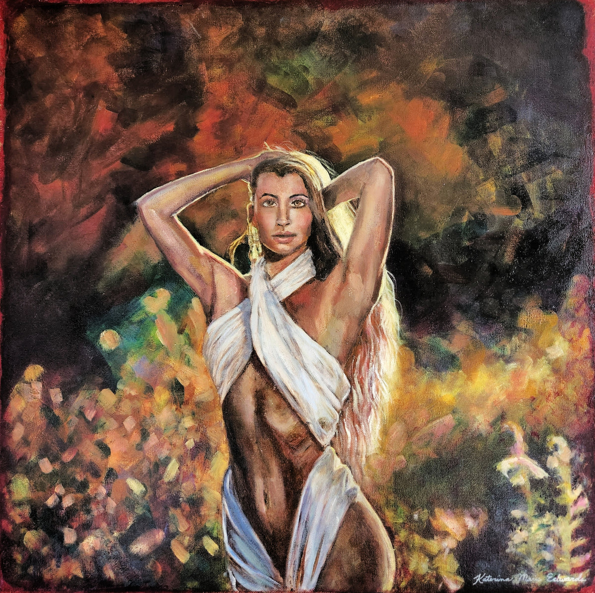"Heaven on Earth" Original Oil Painting on Stretched Canvas