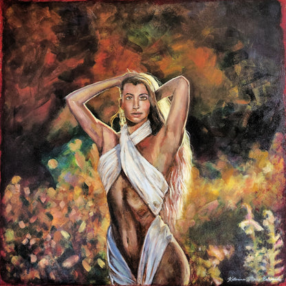 "Heaven on Earth" Original Oil Painting on Stretched Canvas