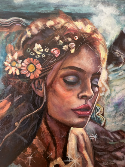"Return" Original Oil Painting on Stretched Canvas