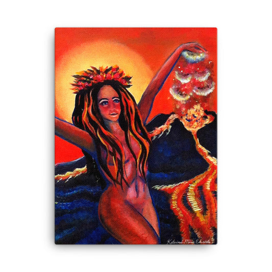 Pele, Fire Goddess - Canvas Print